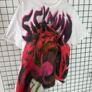 Graphic Tee Koszulka Custom Opium XL Vintage Streetwear - zdjęcie 5
