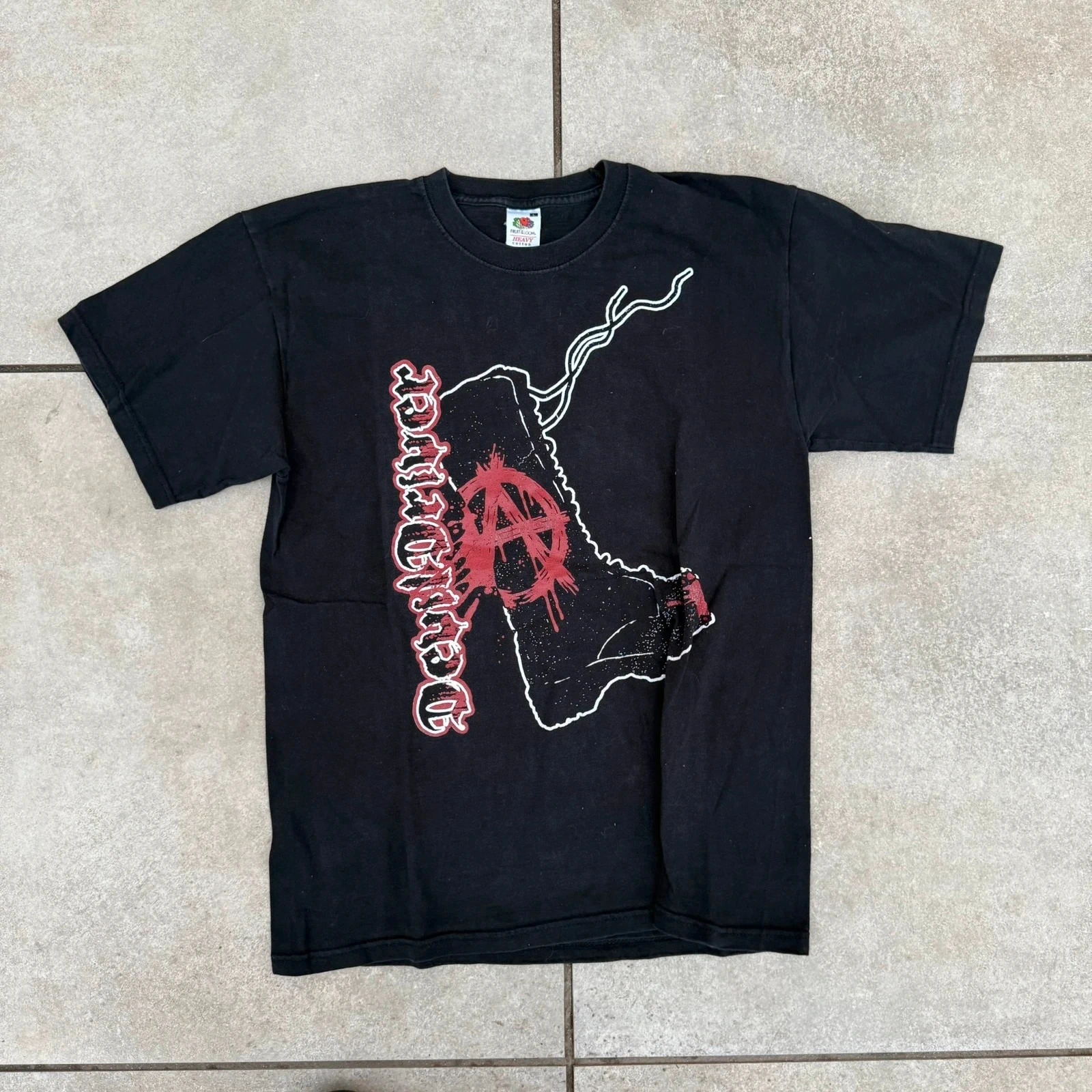 Graphic Tee Koszulka Metal Rock XL Vintage Streetwear - widok ogólny przód vintage