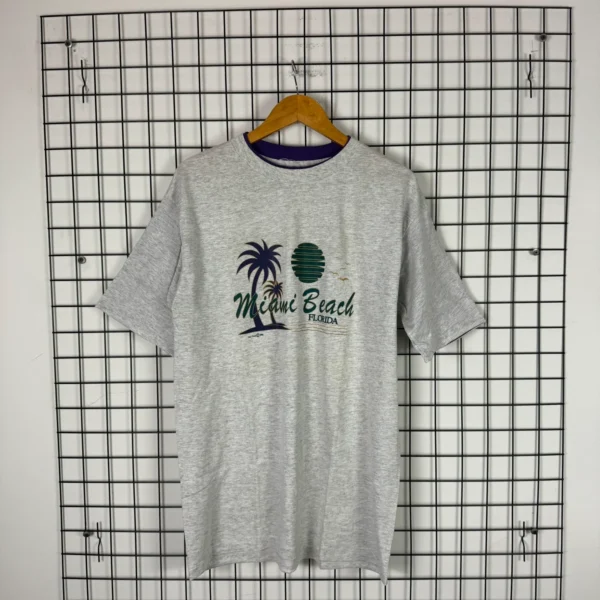 Graphic Tee Koszulka Miami XXL Vintage Streetwear - zdjęcie 2