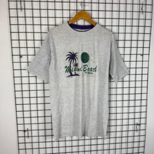 Graphic Tee Koszulka Miami XXL Vintage Streetwear - zdjęcie 3