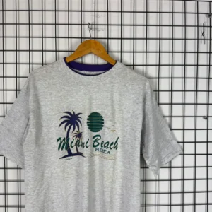 Graphic Tee Koszulka Miami XXL Vintage Streetwear - zdjęcie 5