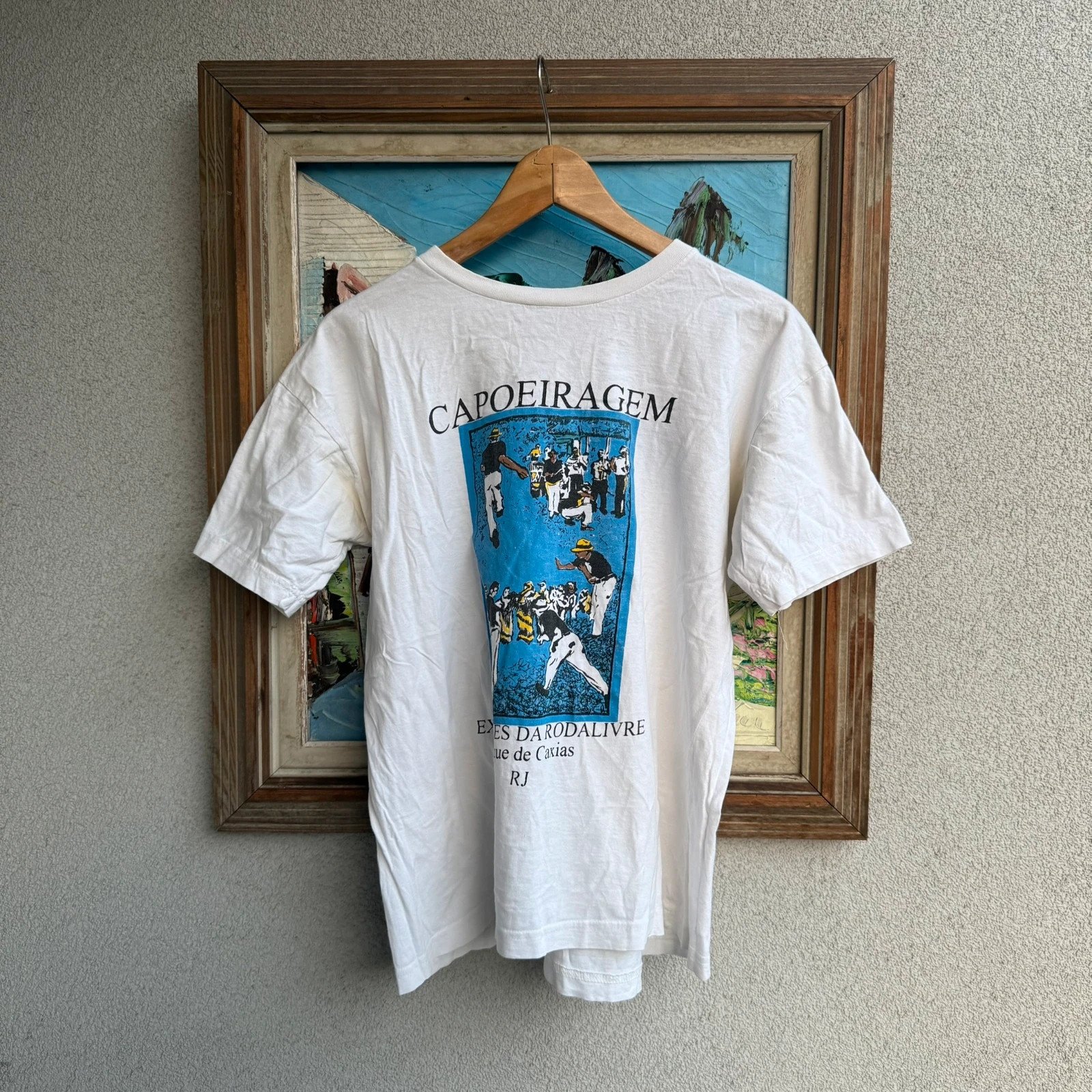Graphic Tee Koszulka Single Stitch L Vintage Streetwear - widok ogólny przód vintage
