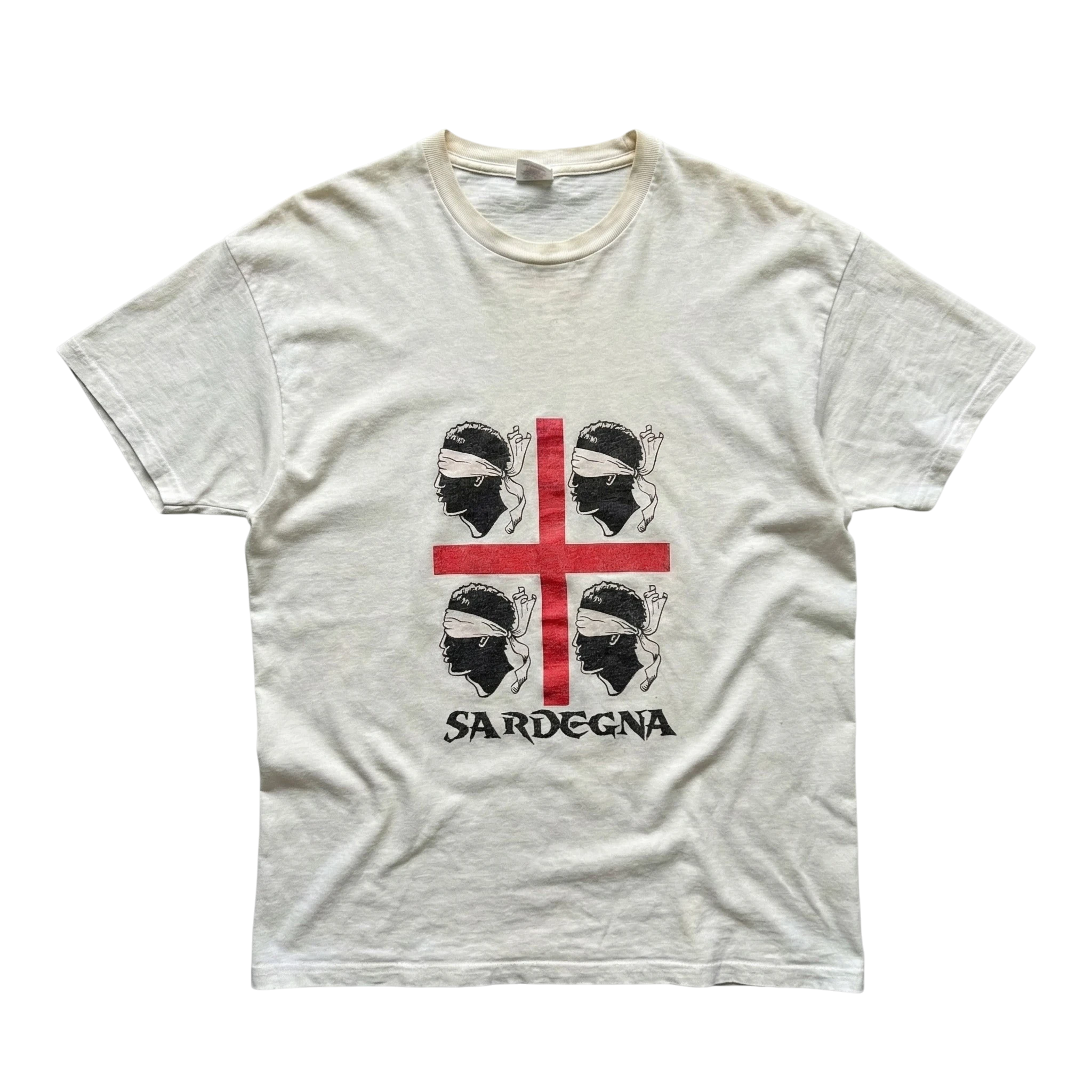 Graphic Tee Koszulka z Nadrukiem L Vintage Streetwear - widok ogólny przód vintage