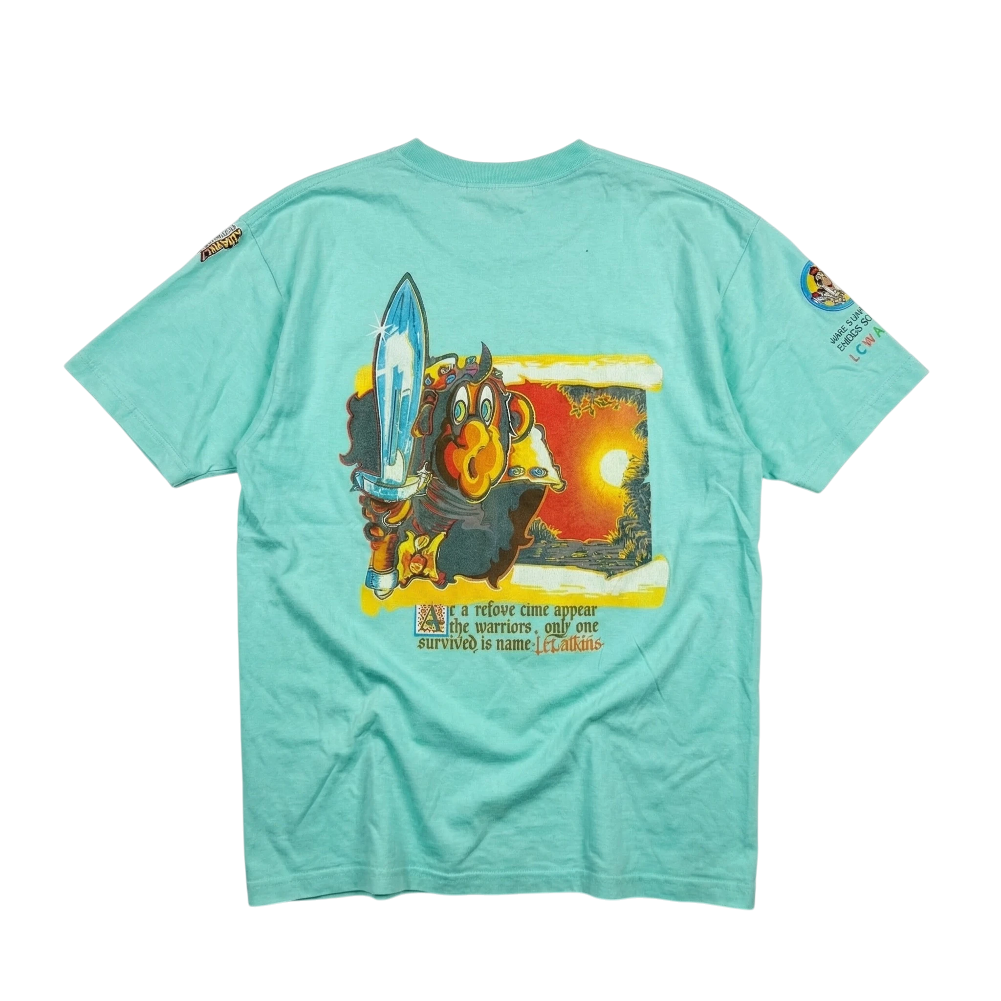 Graphic Tee Koszulka z Nadrukiem XXL Vintage Streetwear - widok ogólny przód vintage