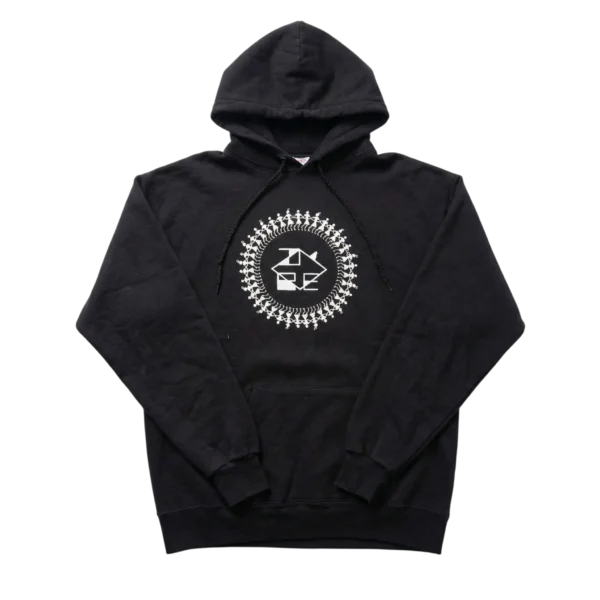 Hanes Bluza Nadruk Tribal L Vintage Streetwear Retro - widok ogólny przód vintage