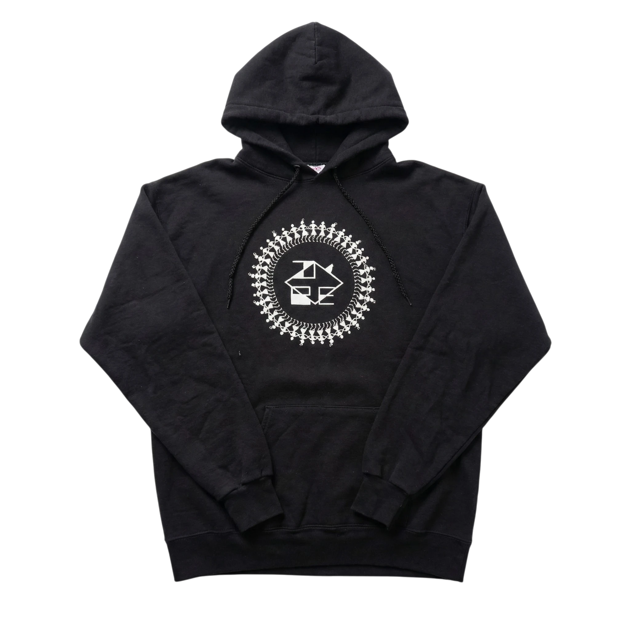 Hanes Bluza Nadruk Tribal L Vintage Streetwear Retro - widok ogólny przód vintage