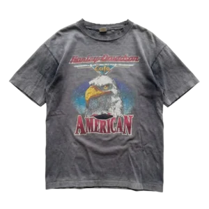 Harley Davidson Koszulka 90s Single Stitch XL Vintage Retro - widok ogólny przód vintage