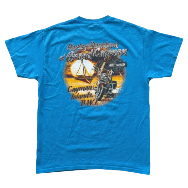 Harley Davidson Koszulka Nadruk XL Vintage Streetwear - widok ogólny przód vintage