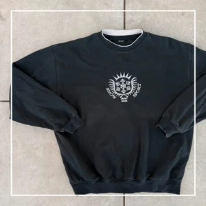 Hugo Boss Bluza Haft Retro XXL Vintage Streetwear - zdjęcie 4