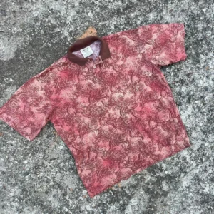 Hugo Boss Koszulka Polo Floral XL Vintage Streetwear - zdjęcie 3