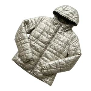 Hugo Boss Kurtka Puchowa Srebrna Ocieplana L Vintage - widok ogólny przód vintage