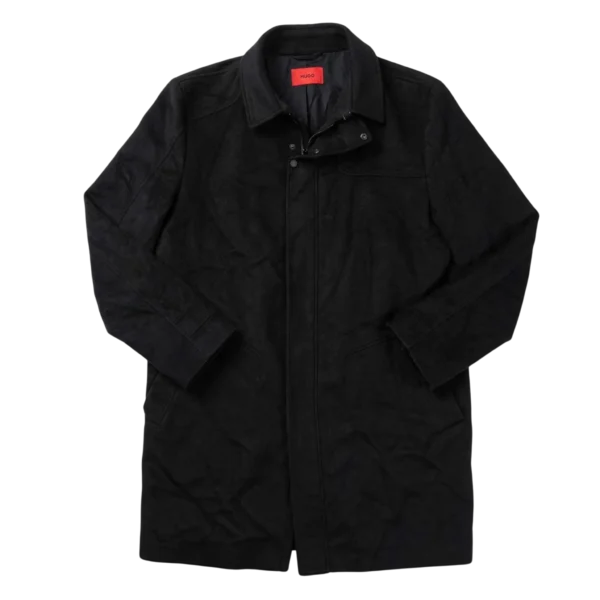 Hugo Boss Płaszcz Kaszmirowy XXL Vintage Streetwear - widok ogólny przód vintage