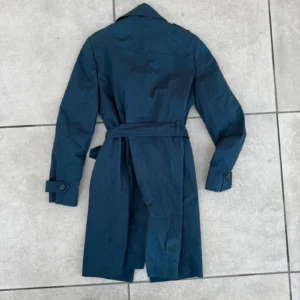 Hugo Boss Płaszcz Trencz Granatowy M Vintage Streetwear - zdjęcie 3