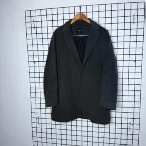 Hugo Boss Płaszcz Wełniany Kaszmirowy L Vintage Streetwear - zdjęcie 3