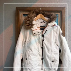 Icepeak Kurtka Zimowa Bomberka z Futrem L Vintage Streetwear - zdjęcie 4