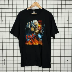 Iron Maiden Koszulka Band Tee Czarna XL Vintage Streetwear - zdjęcie 2