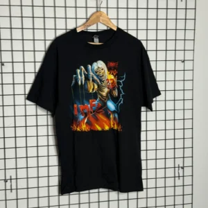 Iron Maiden Koszulka Band Tee Czarna XL Vintage Streetwear - zdjęcie 3
