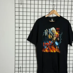 Iron Maiden Koszulka Band Tee Czarna XL Vintage Streetwear - zdjęcie 4