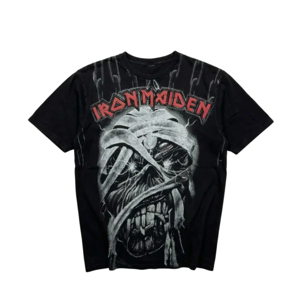 Iron Maiden Koszulka Band Tee L Vintage Streetwear - widok ogólny przód vintage