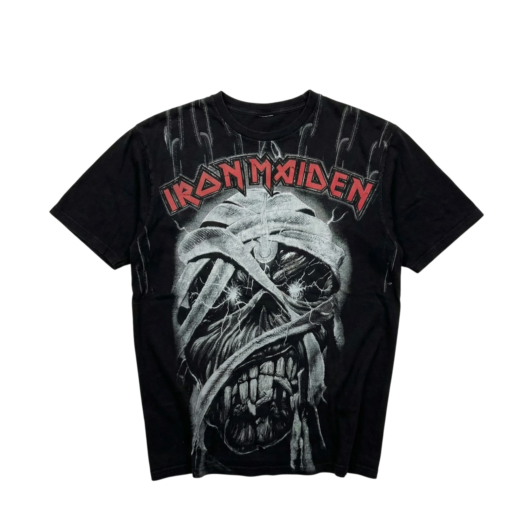 Iron Maiden Koszulka Band Tee L Vintage Streetwear - widok ogólny przód vintage