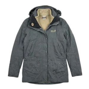 Jack Wolfskin Kurtka Ocieplana Polar XXXS Vintage Streetwear - widok ogólny przód vintage