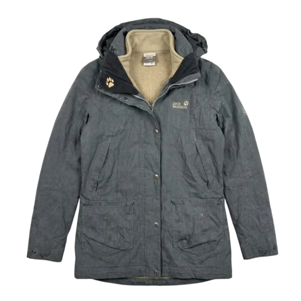 Jack Wolfskin Kurtka Ocieplana Polar XXXS Vintage Streetwear - widok ogólny przód vintage