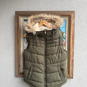Japan Style Kamizelka z Futrem M Vintage Streetwear - zdjęcie 4