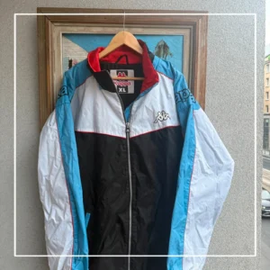 Kappa Bluza Wiatrówka Szelest XXL Vintage Streetwear Retro - zdjęcie 4