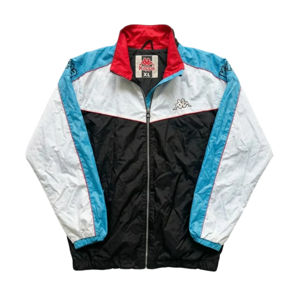 Kappa Bluza Wiatrówka Szelest XXL Vintage Streetwear Retro - widok ogólny przód vintage