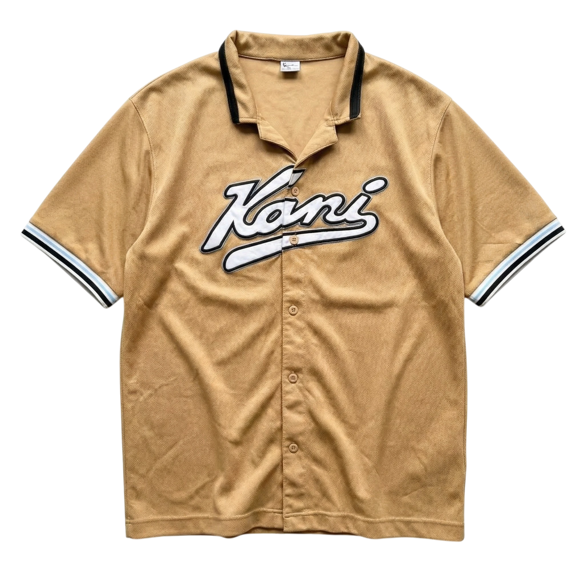 Karl Kani Koszulka Jersey L Vintage Streetwear Retro - widok ogólny przód vintage