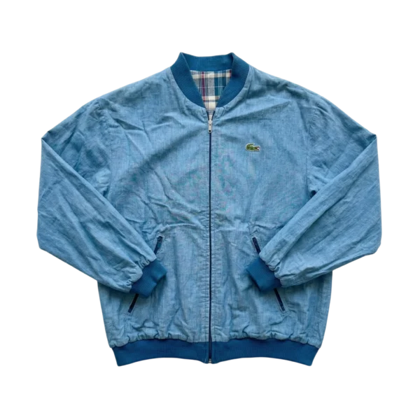 Lacoste Kurtka Bomberka Dwustronna XL Vintage Streetwear - widok ogólny przód vintage