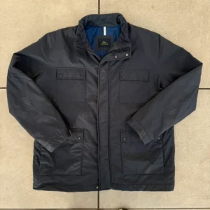 Lacoste Kurtka Granatowa XXL Vintage Streetwear Retro - zdjęcie 2