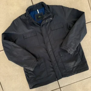 Lacoste Kurtka Granatowa XXL Vintage Streetwear Retro - zdjęcie 4