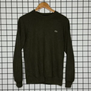 Lacoste Sweter Crewneck z Haftem L Vintage Streetwear - zdjęcie 2