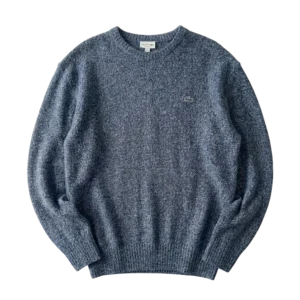 Lacoste Sweter Wełniany Lana Wool XXL Vintage Streetwear - widok ogólny przód vintage