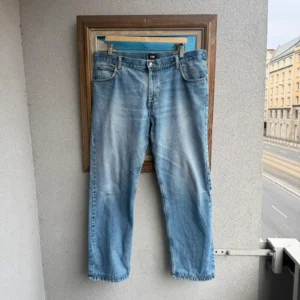 Lee Spodnie Jeansy Szerokie L Vintage Streetwear Retro - zdjęcie 2