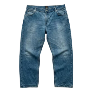 Lee Spodnie Jeansy Szerokie L Vintage Streetwear Retro - widok ogólny przód vintage