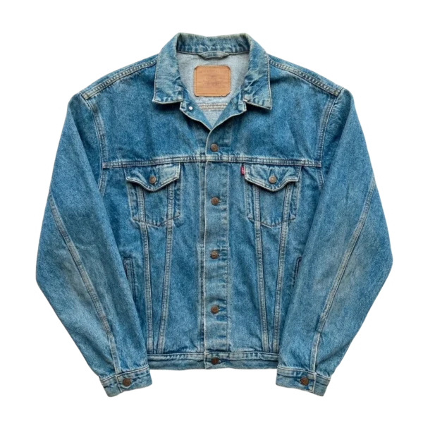 Levi's Kurtka Jeansowa Katana XL Vintage Streetwear - widok ogólny przód vintage