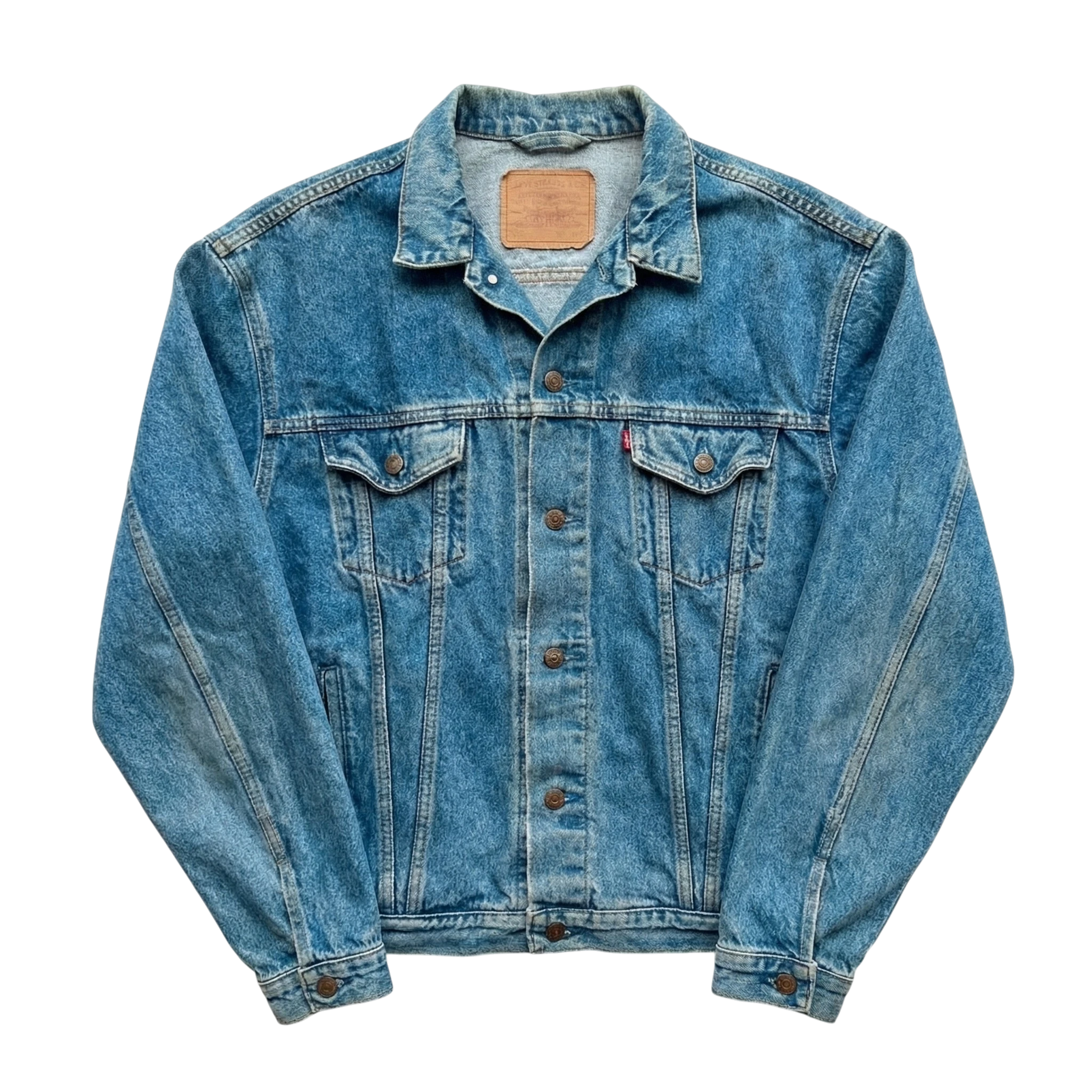 Levi's Kurtka Jeansowa Katana XL Vintage Streetwear - widok ogólny przód vintage