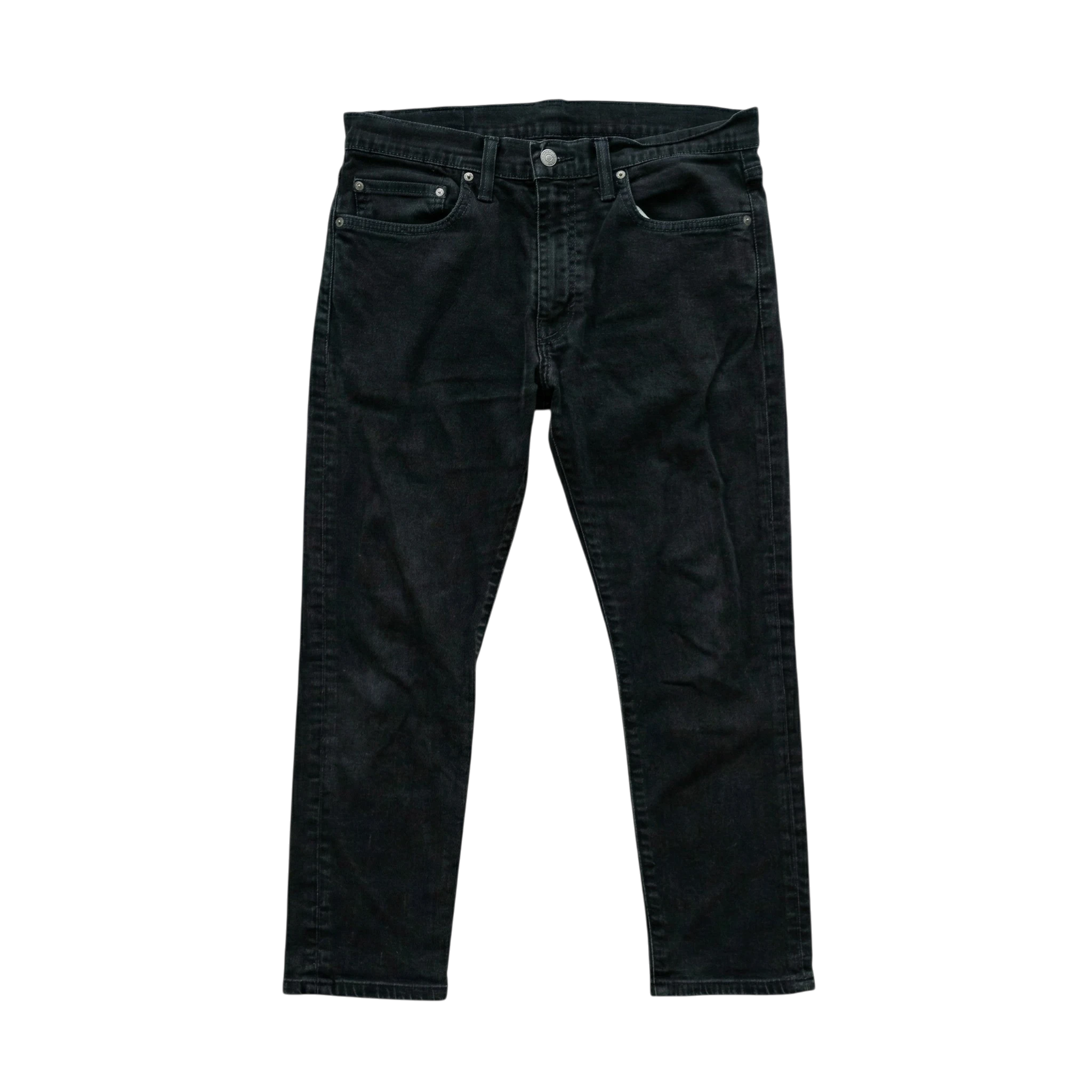 Levi's Spodnie Jeansy Czarne L Vintage Streetwear Retro - widok ogólny przód vintage