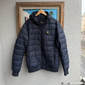 Lyle & Scott Kurtka Puchowa Zimowa L Vintage Streetwear - zdjęcie 2