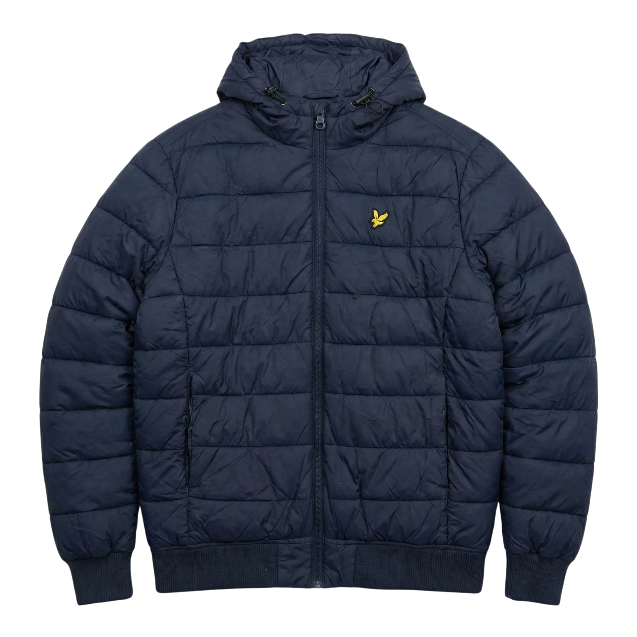 Lyle & Scott Kurtka Puchowa Zimowa L Vintage Streetwear - widok ogólny przód vintage
