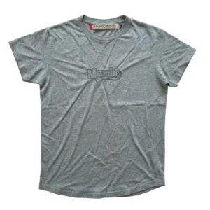 Mambo Koszulka Szara Retro L Vintage Streetwear - widok ogólny przód vintage