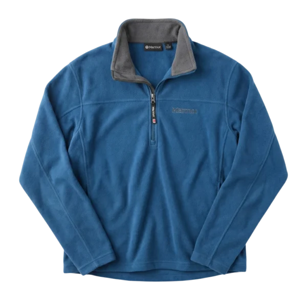Marmot Bluza Polarowa Granatowa L Vintage Streetwear - widok ogólny przód vintage