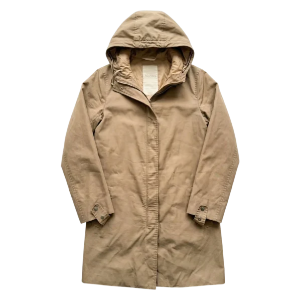 Max Mara Kurtka Parka XXXS Vintage Streetwear - widok ogólny przód vintage