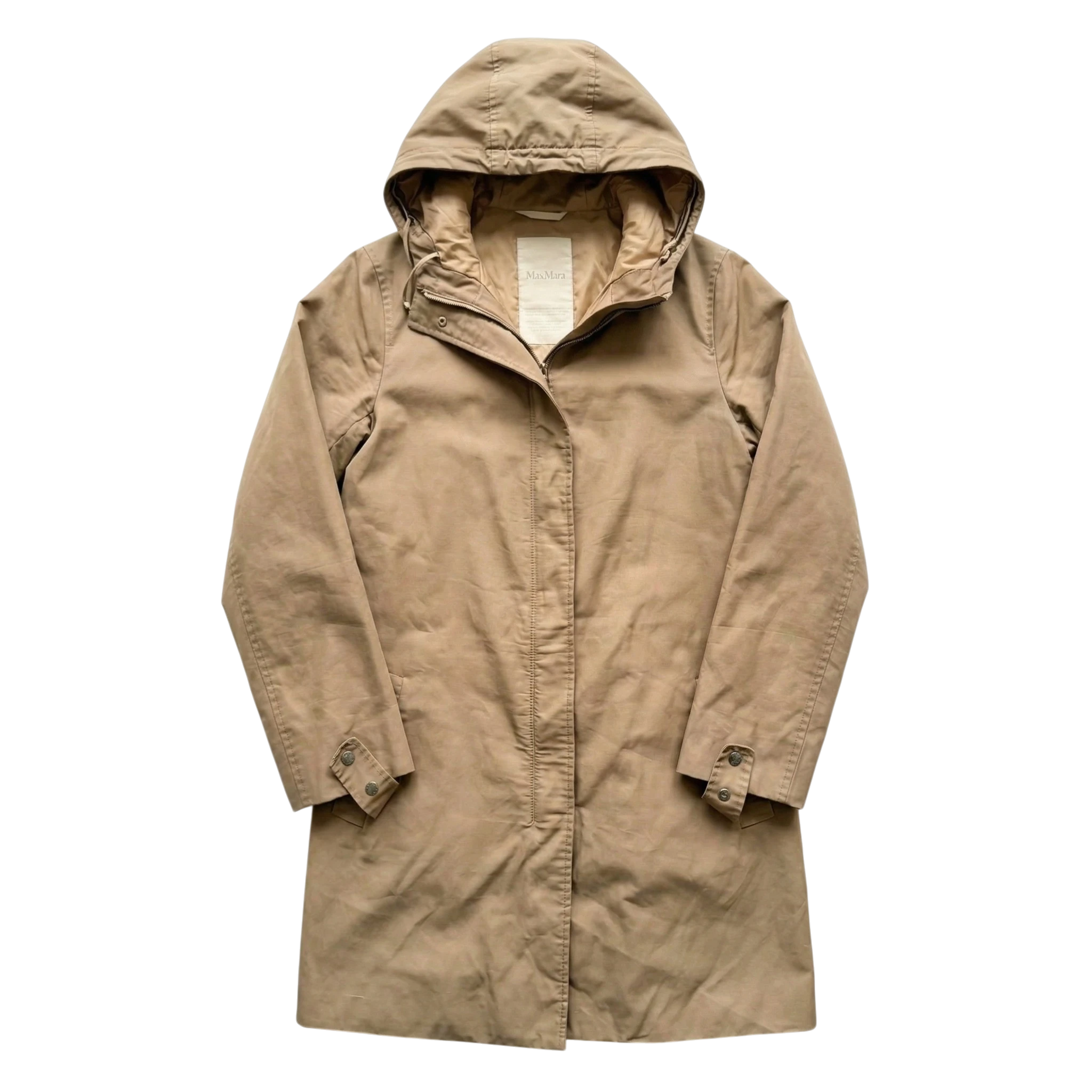 Max Mara Kurtka Parka XXXS Vintage Streetwear - widok ogólny przód vintage