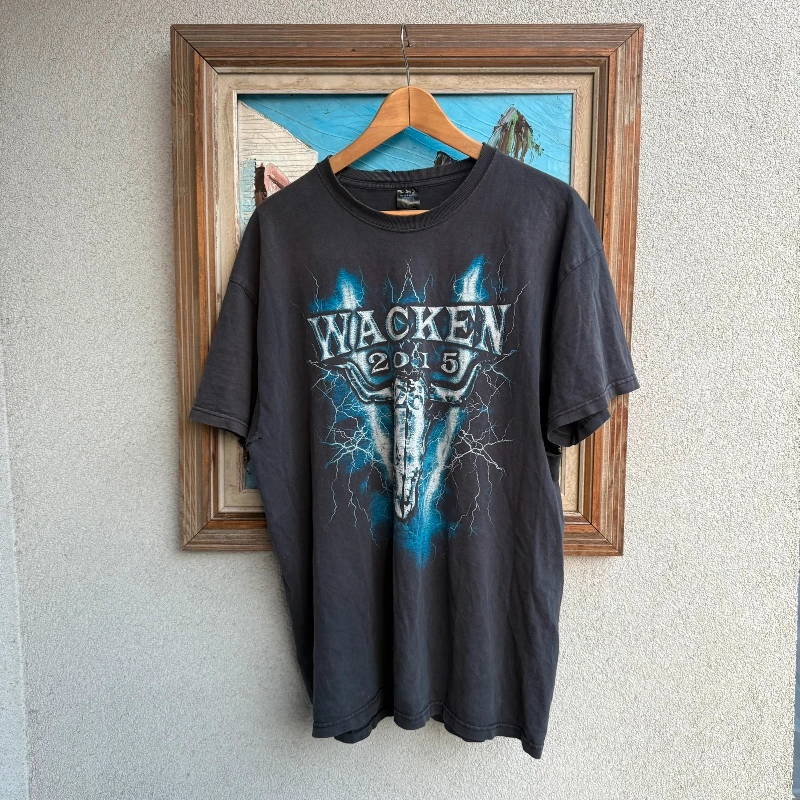 Metal Koszulka Wicken Festival XXL Vintage Streetwear - widok ogólny przód vintage