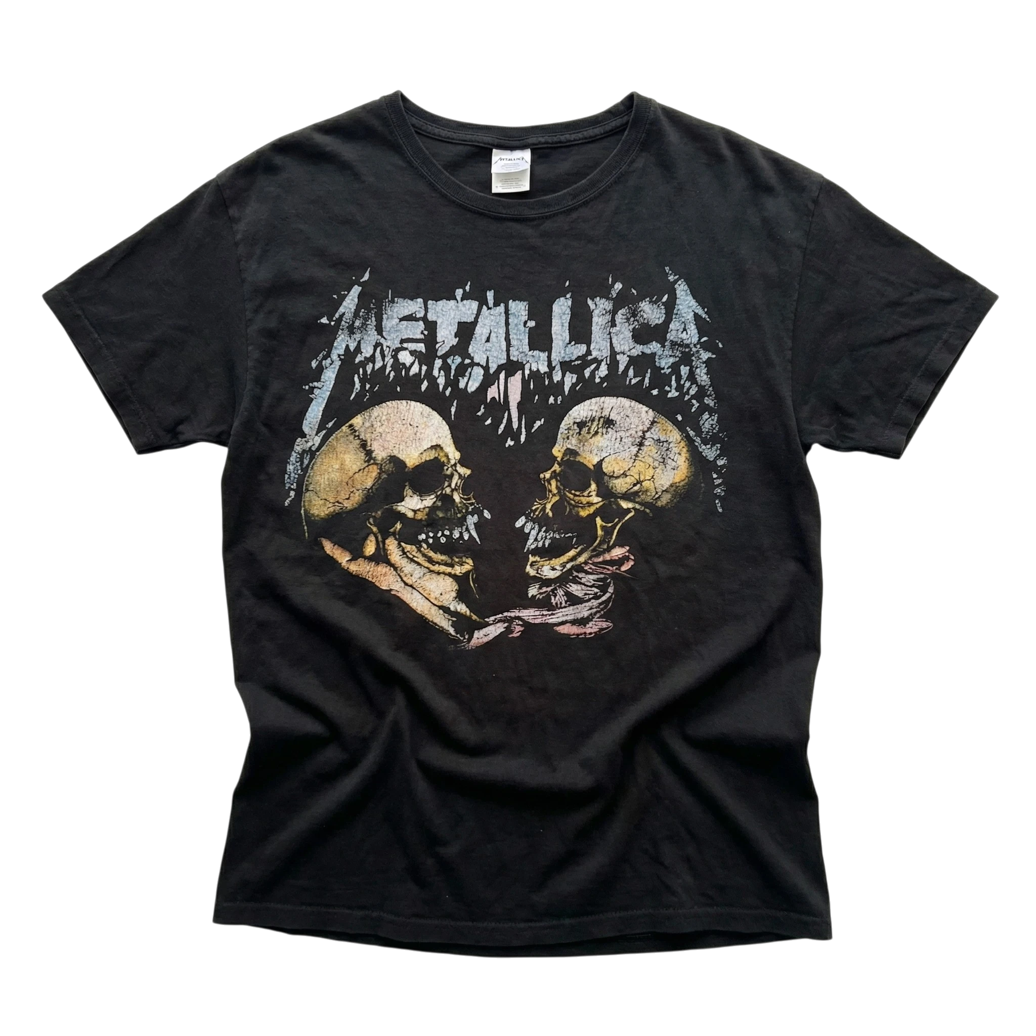 Metallica Koszulka Nadruk L Vintage Streetwear Retro - widok ogólny przód vintage