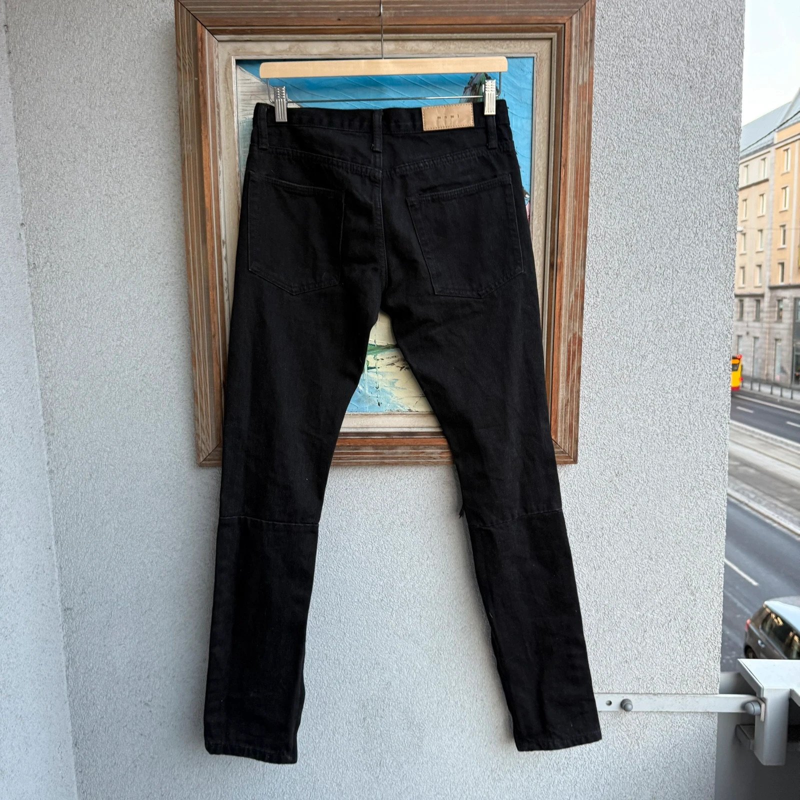 Mnml Spodnie Biker Slim Fit L Vintage Streetwear - widok ogólny przód vintage