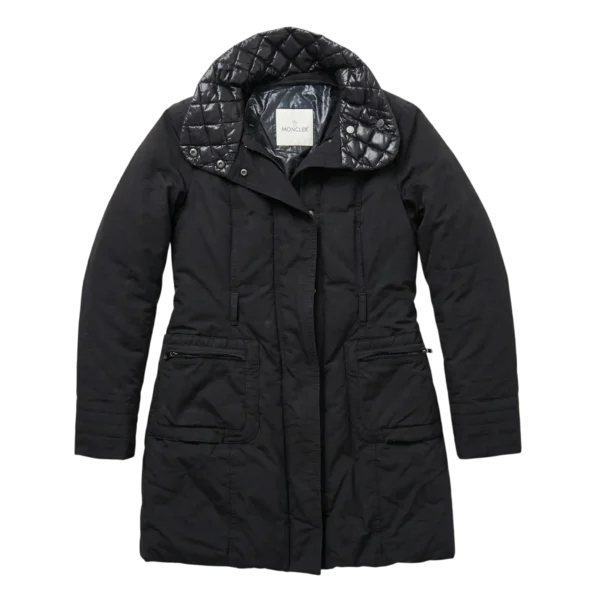 Moncler Kurtka Parka Puchowa M Vintage Streetwear Retro - widok ogólny przód vintage